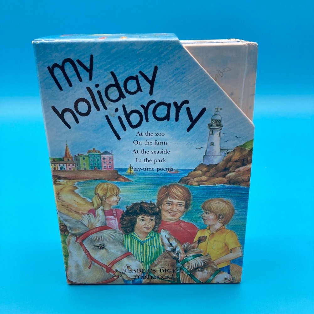 Vintage My Holiday Library Reader's Digest Mothercare 5 Book Box Set 1983